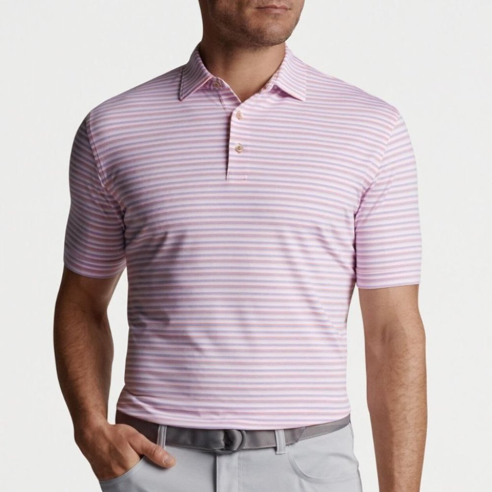Peter Millar Captain Performance Jersey Polo XXL … - image 1